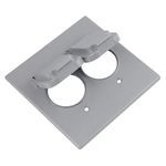 Red Dot® Dry-Tite® 2CCS Weatherproof Cover, Receptacle Cover, Die Cast Aluminum