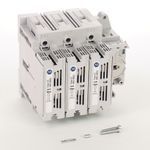 Allen-Bradley 194R-C30-1753S-PBS1 194R Disconnect Switch, UL Class CC  CSA HRCI MIS,  30 A, Kitted, 3 Poles, Fuse Status Indication, Standard Pistol Black Handle, S1 Shaft 12in, No Other Accessories, Unit Package