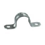 AMERICAN FITTINGS CSE 752 Industrial SPEC-grade™ 2-Hole Conduit Strap, 3/4 in, For Use With: EMT Conduit, Steel, Bright Electroplated Zinc