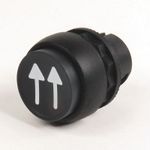Rockwell Automation 800FP-E2U264 Double Arrow Round Pushbutton Operator, Black