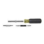 Klein® 32557 10-in-1 Heavy Duty Multi-Bit Screwdriver, Measurement System: Imperial, 7 Piece, Cushion Grip Handle, Steel