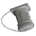 Appleton® Powertite™ ADR1034 3-Phase Grounding Style 2 Pin and Sleeve Receptacle With Spring Door, 600/250 VAC/VDC, 100 A, 4 Poles, 3 Wires