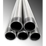 Calbrite™ S62010CT00 Threaded End Rigid Metal Conduit With Coupling, 2 in Trade, 2.067 in ID x 2-3/8 in OD, 10 ft L, 316 Stainless Steel