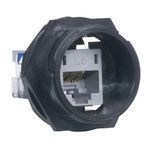 PREMISE WIRING HI-IMPACT™ HI6 Universal UTP Connector, Valox®, Black