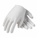 PIP® CleanTeam® 97-520 Men's Medium Weight Inspection Gloves, Cotton Lisle, White, 2-Piece Style, 8.7 in L