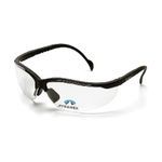 Pyramex® Venture II® SB1810R25 Bi-Focal Lens Reader Protective Glasses, Scratch-Resistant Lens Coating, Clear Lens, Wraparound Frame, Black Frame, Nylon/Polycarbonate Frame, Polycarbonate Lens, Specifications Met: ANSI Z87.1