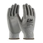 G-Tek® PolyKor® 16-150V/M Smooth Grip Cut-Resistant Gloves, M, Polyurethane Coating, Polyurethane/PolyKor®, Knit Wrist Cuff, Resists: Abrasion, Chemical, Cut, Puncture, Tear, Ultraviolet and Water, ANSI Cut-Resistance Level: A2, Paired Hand