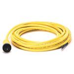 Rockwell Automation 889N-F4AE-20F Mini-Plus Style Standard Patch Cord, 4-Pin Straight Female Connector, 20 ft Cable Length