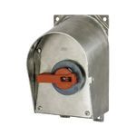 Wiring Device-Kellems Circuit-Lock® HBLDS3SSRAC Enclosed Sloped Top Standard Unfused Disconnect Switch With HBLAC1 Auxiliary Contact, 600 VAC, 30 A, 15 hp, 3 Pole