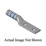 Color-Keyed® 54868BE 2-Hole Lug Compression Connector, 250 kcmil Copper Conductor, Die Code: 62, 1/2 in Stud, Tin Electro Plated Copper