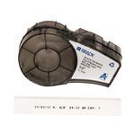 Brady® M21-500-7425 Chemical Resistant Cryogenic Polypropylene Labels with Ribbon for M210 M211 BMP21-PLUS Printers - 0.5", Black on White, Cartridge of 21 Feet, Ribbon Series: R4300