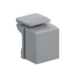 Leviton® QuickPort® 41084-0BG Blank Insert, Flush, Surface Mount, Plastic, Gray