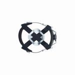 Ridgeline® HP54117 Full Brim Standard Hard Hat, Polyethylene ABS, 4-Point Suspension, ANSI Electrical Class Rating: Class C/E/G, ANSI Impact Rating: Type 1