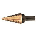 Norseman™ Ultra Bit™ 45751 Type B78-AGN Multi-Diameter Step Drill, 1/4 in Diameter Minimum Hole, 1 in Diameter Maximum Hole, 8 Steps, 8 Hole, 3/8 in Shank