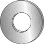Cully™ 40340 Flat Cut Washer, 1/2 in, 0.546 in ID, 1-3/8 in OD, 0.121 in Thickness, Steel