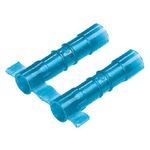 Panduit® Reel Smart™ Termo™ BSP14-3K Butt Splice, 18 to 14 AWG Conductor, 0.96 in L, Brazed Seam Barrel, Premium Nylon, Blue