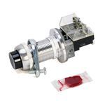Rockwell Automation 800H-BP2A Non-Illuminated Pushbutton, 1NO-1NC Contact Configuration, Extended Head Operator, Black