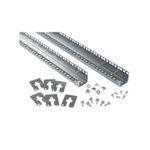 nVent HOFFMAN ProLine G2 P2RA19S22 P40 Conductive Square Hole Rack Angle, 82.3 in H x 1.89 in W x 1.34 in D, For Use With: 2200 mm H Frames, Steel