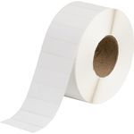 Brady® THT-18-402-5.2 Thermal Transfer Printer Label, 1 in L x 3 in W, White Legend/Background, B-402 Paper