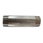 Midland Industries 48145 Corrosion-Resistant Pipe Nipple, 1-1/2 in Nominal, MNPT End Style, SCH 40, 304 Stainless Steel, Import