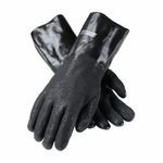 PIP® ProCoat® 58-8040DD Double Dipped Supported Men's Fully Coated Gloves, Black, Jersey Lining, 14 in L, Resists: Abrasion, Cut, Puncture and Tear, Gauntlet Cuff