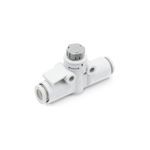 SMC® AS2002F-04A AS Series In-line Speed Controller, 1 MPa Pressure, 130 Lpm Flow Rate, PBT Body