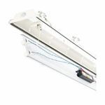 Atlas® IFW8254UEP5 Vaporproof Light Fixture, (4) Fluorescent Lamp, 120 to 277 VAC