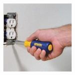 Irwin® Vise-Grip® 2051100 9-in-1 Multi-Bit Screwdriver, Measurement System: Imperial, 9 Piece, Ergonomic/ProTouch™ Slip-Resistant Grip Handle, S2 Steel