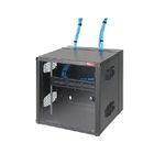 nVent HOFFMAN AccessPlus® EWMWG362425 DWDH1 Double Hinged Window Door Cabinet With Cable Manager, 36.02 in L x 23.62 in W x 25.09 in D, NEMA 1, Steel
