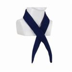 PIP® EZ-COOL® 393-EZ201-NVY Flash Evaporative Cooling Bandana, Universal, Navy, 35% Cotton Poplin/65% Polyester, Breakaway Snap Closure