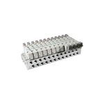 SMC® SS5Y7-20-04 SY7000 Individual Wiring Valve Manifold, 4 Stations