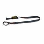 Miller® by Honeywell 933K-Z7/6FTBK Arc Rated Stretchable Shock Absorbing Lanyard With SofStop Shock-Absorber, 10 lb Load, 6 ft L, Kevlar® Line, 1 Leg, Locking Snap Hook Anchorage Connection, Choke-Off Loop/Snap Hook Harness Connection Hook