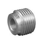 O-Z/Gedney RB-327S Dust-Ignitionproof Explosionproof Reducing Bushing, 1-1/2 to 1-1/4 in Trade, Steel, Electroplated Zinc