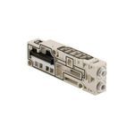 SMC® SV1000-50-2A-C4 SV Manifold Block Assembly, For Use With SV1000, 2000, 3000, 4000, 0.7 MPa Operating Pressure Range