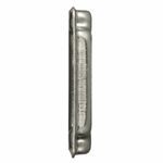 RACO® 800C Crushed Corner Covers Exposed Work Drawn Raised Square Box Cover, 0.563 in L x 4-1/8 in W x 1/2 in D, Toggle Switch Cover, Steel