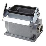 Pos-E-Kon® BB424MV Single Lever Locking Box Base, 1 x 3/4 in NPT Entry, Standard Mounting, Die Cast Aluminum Alloy