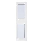 Brady® BMP® 71 TLS 2200® PTLEP-173-593 Raised Panel Rectangular Pushbutton Label, 1 in W, White Legend/Background, B-593 Polyester
