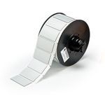 Brady® B30EP-173-593-SL Rectangular Raised Panel Label, 2 in W, Silver Legend/Background, B-593 Polyester