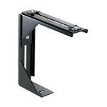 Panduit® FiberRunner® QuikLock™ FR6ACAB Adjustable Cabinet Bracket, For Use With FiberRunner® 6 x 4 in and 4 x 4 in Routing System, Steel, Black