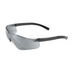 Bouton® 250-06-0005 Zenon Z13™ Rimless Safety Glasses with Black Temple, Silver Mirror Lens and Anti-Scratch Coating, Lightweight, Unisex, Polycarbonate Lens, Polycarconate Frame with Flexible Rubber Tip Temples, 10 Base Curve Lens