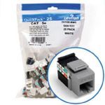 GigaMax® QuickPort® QuickPack® 5G108-BG5 8-Conductor 8-Position UTP Connector, Cat 5e Module, Panel Mounting, 1 Ports