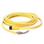 Rockwell Automation 889R-F3ECA-10 AC Micro Style Standard Patch Cord, 3-Pin Straight Female Connector, 32.8 ft Cable Length