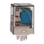 Rockwell Automation 700-HAX2A27 GP Tube Base Relay,6 Amp Bifurcated W/Gold,6 Amp Bifurcated W/Gold,277V 50/60Hz,2 Changeover Contacts (DPDT),No Additional Options
