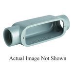 Killark® OC-5MCG O Series DURALOY® 5 Series Type C Raintight Conduit Body, 1-1/2 in Hub, 36 cu-in Capacity, Malleable Iron, Epoxy Powder Painted