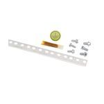 Panduit® StructuredGround™ RGS134-1Y Grounding Strip Kit, 78.65 in L x 0.67 in W x 0.05 in THK, For Use With Threaded Rail Fastener