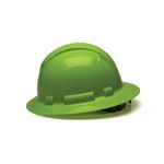 Ridgeline® HP54131 Full Brim Standard Hard Hat, High Density Polyethylene, 4-Point Suspension, ANSI Electrical Class Rating: Class C/E/G, ANSI Impact Rating: Type 1, Ratchet Adjustment