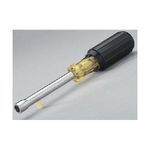 IDEAL® Nutmaster® 35-290 Nut Driver, Measurement System: Imperial, 3/16 in, Hollow Shank, Cushion Grip Handle, Black Handle, Polished Chrome