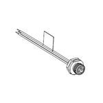 Brad® Micro-Change® 120074-0079 Single End Receptacle, 0.305 m Cable Length, 2 Keyway