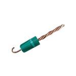 BUCHANAN B-CAP® BGR-1 Grounding Wire Connector, Classic Fin/Twist-On Shell Style, Live Action/Square Wire Spring, 14 to 10 AWG Wire, Polypropylene