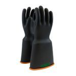 Novax® 159-3-16/9.5 Electrical Insulated Gloves, SZ 9.5, Natural Rubber, Black/Orange, 16 in L, ASTM Class: Class 3, 25500 VAC/39750 VDC Max Use Voltage